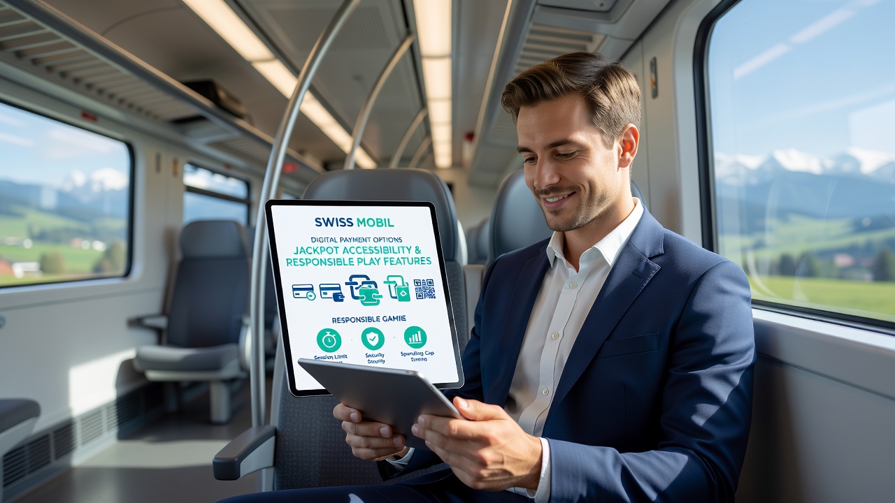 Mobile app screen displaying responsible play limits alongside digital payment options